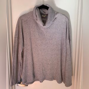 Light weight cowl neck sweater